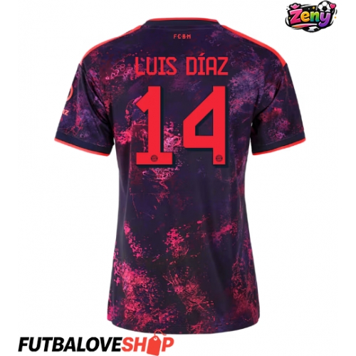 Dres Bayern Munich Luis Diaz #14 Tretina pre Ženy 2026-27 Krátky Rukáv